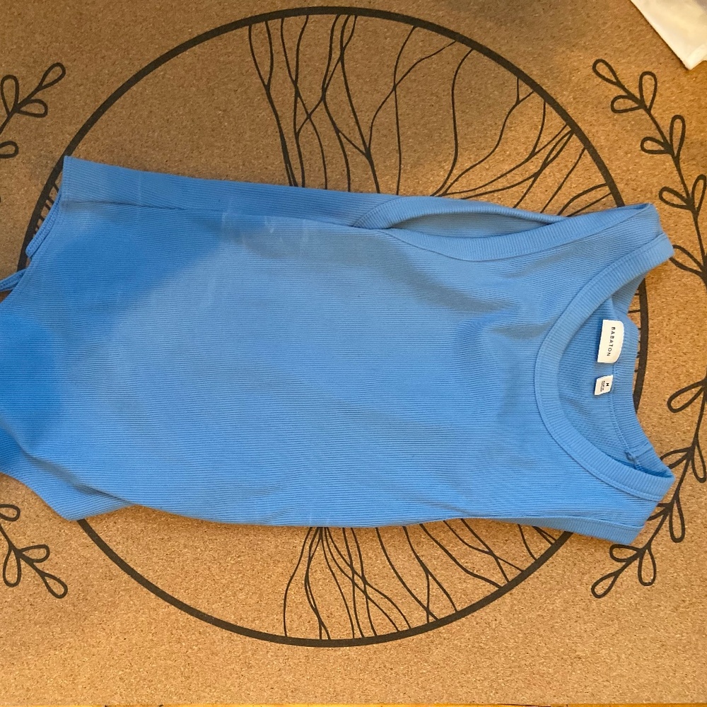 Babaton blue bodysuit